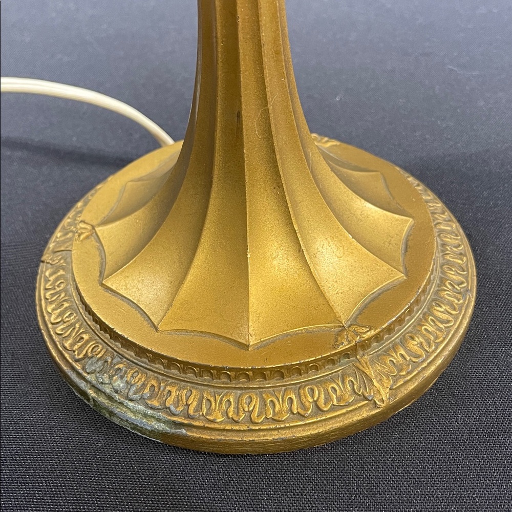 Antique Reverse Painted Table Lamp - Picture 5 of 16